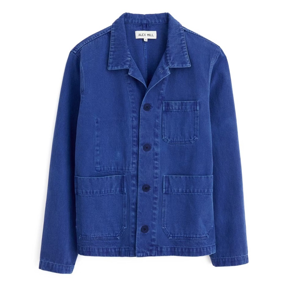 •alex mill• blue chore work jacket